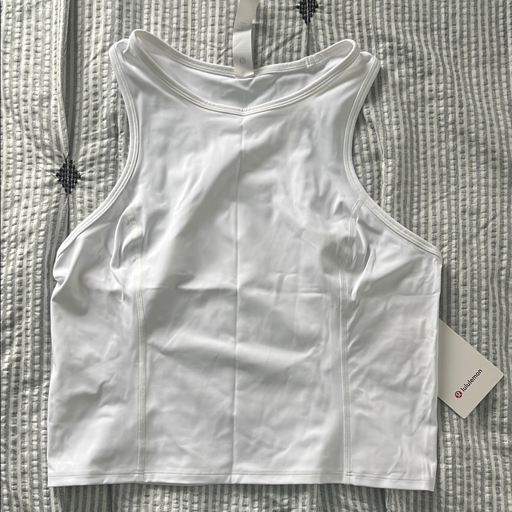 Lululemon Nulux Racerback Cropped Run Tank